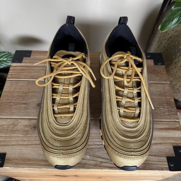 Nike Air Max 97 OG QS Metallic Gold (2017) 884421-700 Size 8.5 - Picture 3 of 17